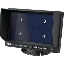 LUIS 7" HD Quad Monitor Professional