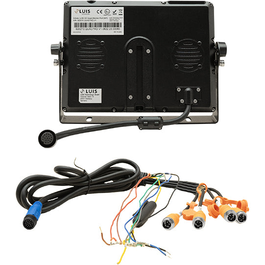 LUIS 7" HD Quad Monitor Professional, waterproof