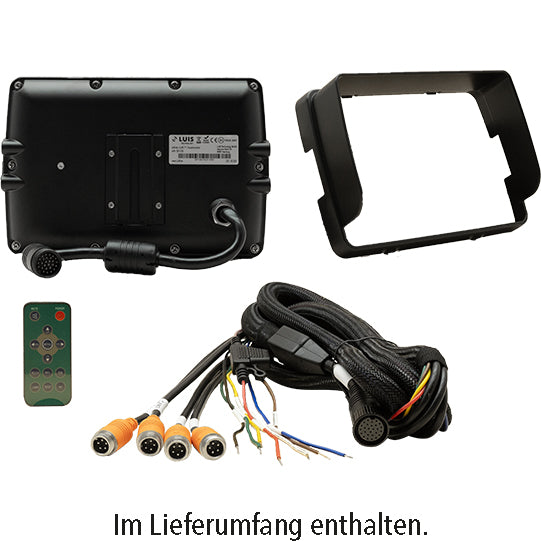 LUIS 7" touchmonitor, AHD-capable, quad function