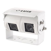LUIS Twin rear view camera Professional, white, 4-PIN