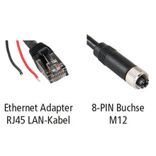 LUIS Ethernet adapter RJ45/M12 8-PIN socket