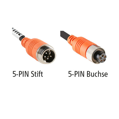LUIS camera cable, length 25 m, 5-PIN