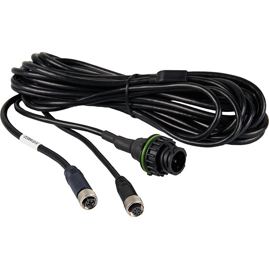 LUIS Y-Ethernet cable 6 m, M12 X-cod. 8-PIN/M12 D-cod. 4-PIN