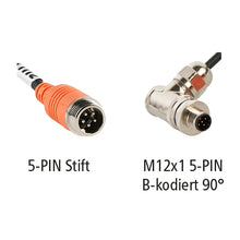 LUIS adapter cable 5-PIN - M12x1 5-Pin B-coded 90°