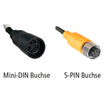 LUIS adapter Mini-DIN (socket) to 5-PIN (socket)