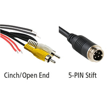 LUIS adapter cable from 5-PIN male to cinch/open end