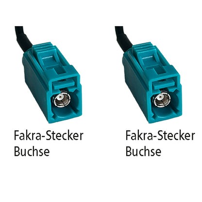 LUIS camera cable, length 10 m, Fakra, 2x socket