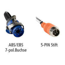 LUIS EBS/ABS adapter, 7pin female to LUIS 5pin male,with jumper