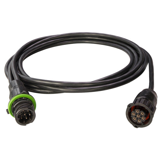 Extension cable, 7-pin AMP, 1 m, 5-core cable assignment