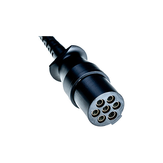 Spiral connection cable type N, 24 V, 7-pin, cable 3.5 m
