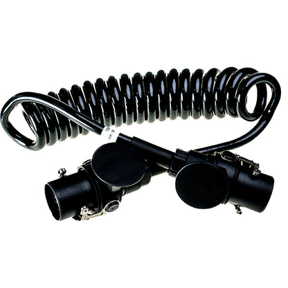 Spiral connection cable, 24 V, 15-pin, cable 3.5 m