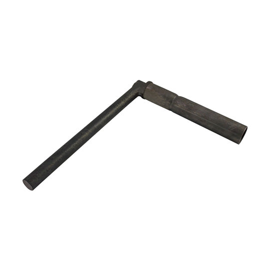 Folding handle w/ crank Ø 15 mm incl. plastic end plug