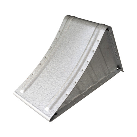 wheel chock G 46, galvanised, DIN 76051