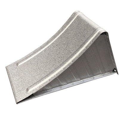 wheel chock G 53, galvanised, DIN 76051