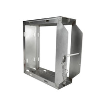 Plate box f. 2 crane support plates 500 × 500 mm, SS