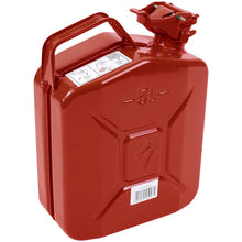 Fuel canister 5 l, sheet steel, red, 120 × 230 × 310 mm