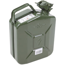 Fuel canister 5 l, sheet steel, olive, 120 × 230 × 310 mm
