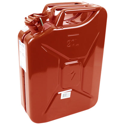 Fuel canister 20 l, sheet steel, red, 165 × 345 × 468 mm