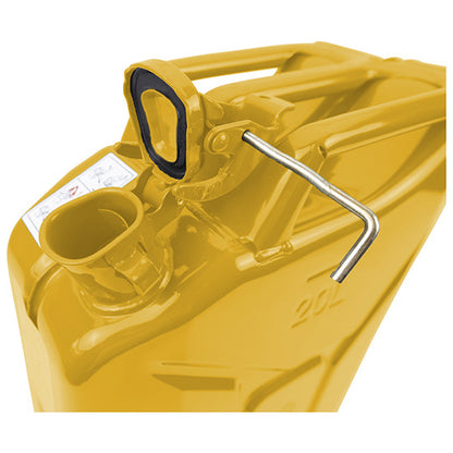 Fuel canister 20 l, sheet steel, yellow, 165 × 345 × 468 mm