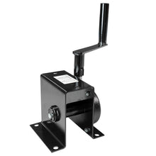 Spare wheel lifting jack w/ removable crank handle