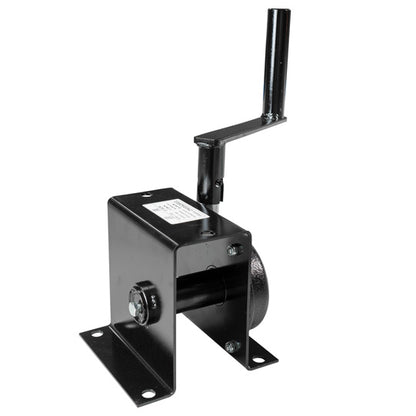 Spare wheel lifting jack w/ removable crank handle