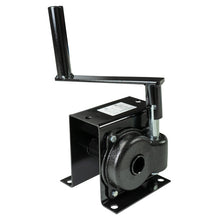 Spare wheel lifting jack w/ removable crank handle