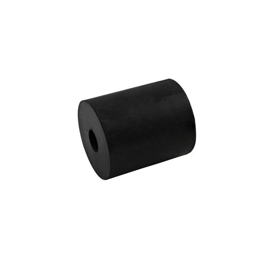 Rubber roller, length 70 mm, Ø 60 mm, bore 17 mm