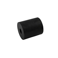 Rubber roller, length 70 mm, Ø 60 mm, bore 17 mm