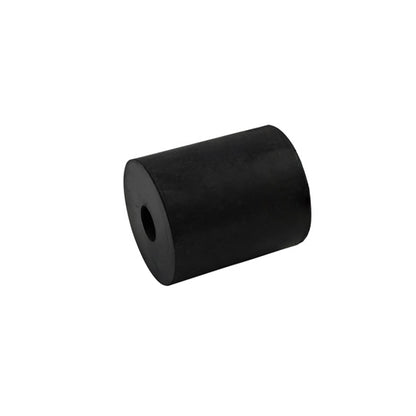 Rubber roller, length 70 mm, Ø 60 mm, bore 17 mm