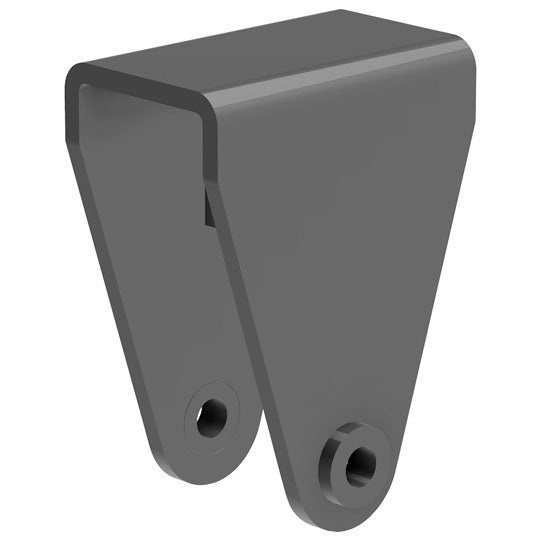 Front spring shoe BH 200mm, f. spring width 100mm,bushing Ø24mm