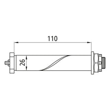 Spring bolt N 26, shaft Ø 26 mm x length 110 mm,