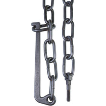 Chain part 6 x 1250 mm, tension lever + eye bolt, blank