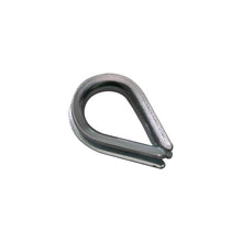 Thimble, galvanised, f. rope Ø 4 mm, RW 5 mm, DIN 6899 Form B