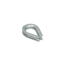 Thimble, hot-dip galvanised, f. rope Ø 9 mm, RW 10 mm, DIN 6899