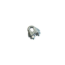 Wire rope clamp, galvanised, f. rope Ø 3 mm, DIN 741