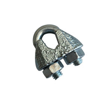 Wire rope clamp, galvanised, f. rope Ø 8 mm, DIN 741