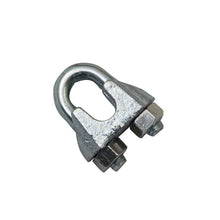 Wire rope clamp, electrogalvanized, 19 mm, DIN 741