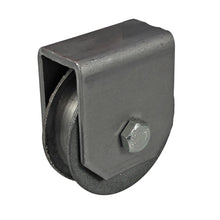 Rope pulley w/ bracket, raw, Ø 60 mm