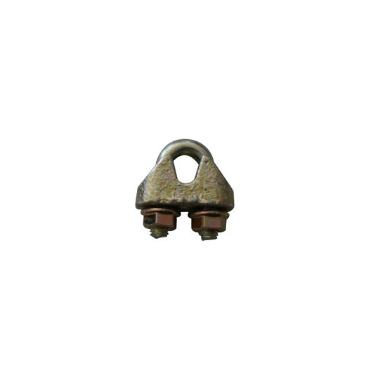 Wire rope clamp, galvanised, 10 mm, DIN 1142