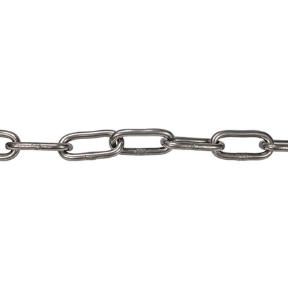 C-link chain, straight, galvanised, 6 mm, 30 m