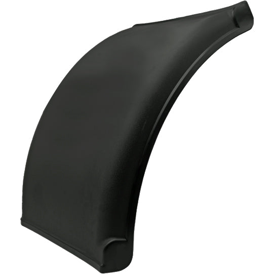 Quarter-circle mudguard, W 450, L 800, PP