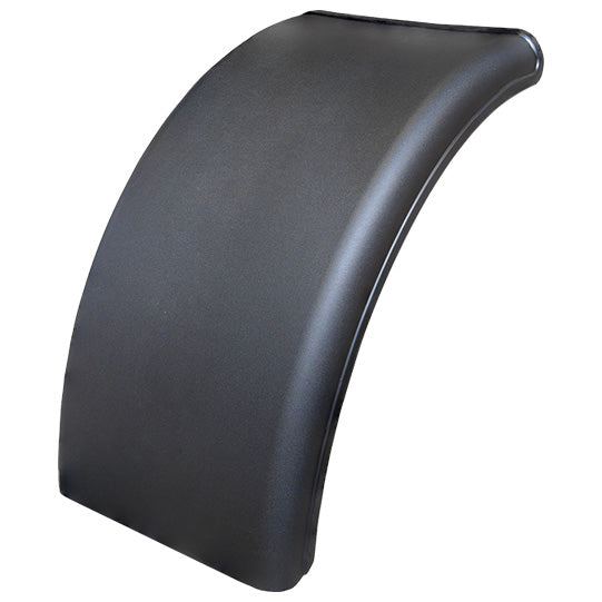 Quarter-circle mudguard, W 450, L 1000, PP