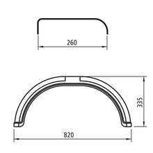 Mudguards - plastic E 2680
