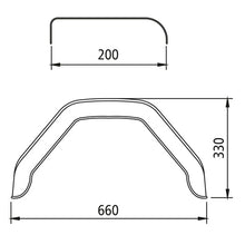 Mudguards - plastic, HMK 2066