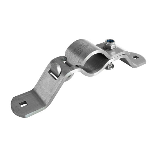 KS-R-kannatin suora lyhyt, ruostumaton teräs. Ø 40 - 42,5 mm