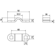Tab, loose, hot-dip galvanized