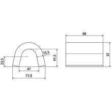 Weld-on lug, raw, f. lashing eye 295131917