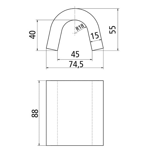 Weld-on lug, raw, f. lashing eye 295131917