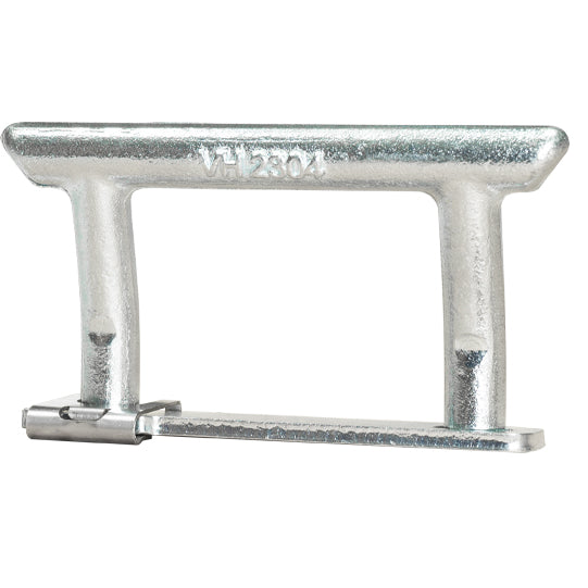 Lashing brkt, galv., w/ strap and SL securing device, 2500 daN