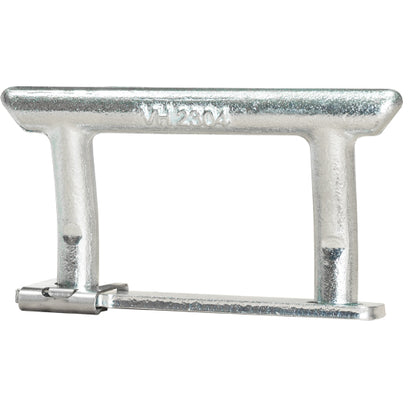 Lashing brkt, galv., w/ strap and SL securing device, 2500 daN